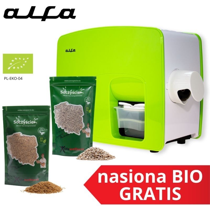 Prasa do oleju Alfa VII generacji zielona