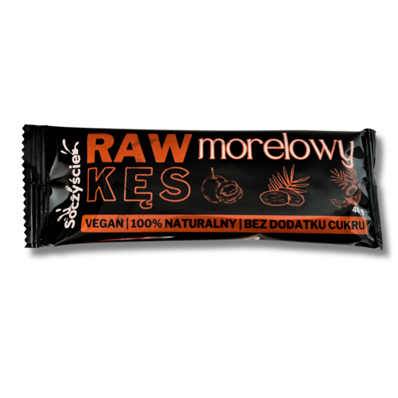Raw Kęs Morelowy 40 g