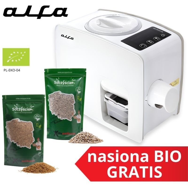 Prasa do oleju Alfa VII generacji biała